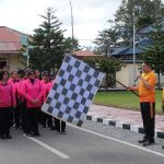 Polres Humbang Hasundutan Gelar Olahraga Bersama Semarakkan HUT ke-81 Kemerdekaan RI
