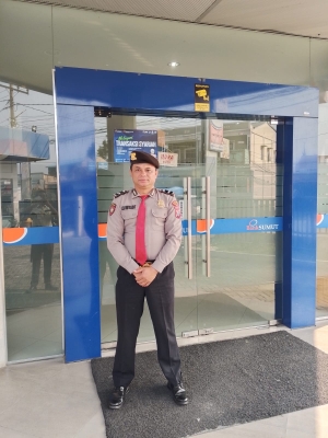 Sat Pam Obvit Polres Humbang Hasundutan Laksanakan Pengamanan Objek Vital Perbankan