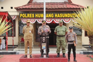 Amankan Pilkades Serentak 2026, Kapolres Humbahas Pimpin Langsung Pergeseran Pasukan ke TPS